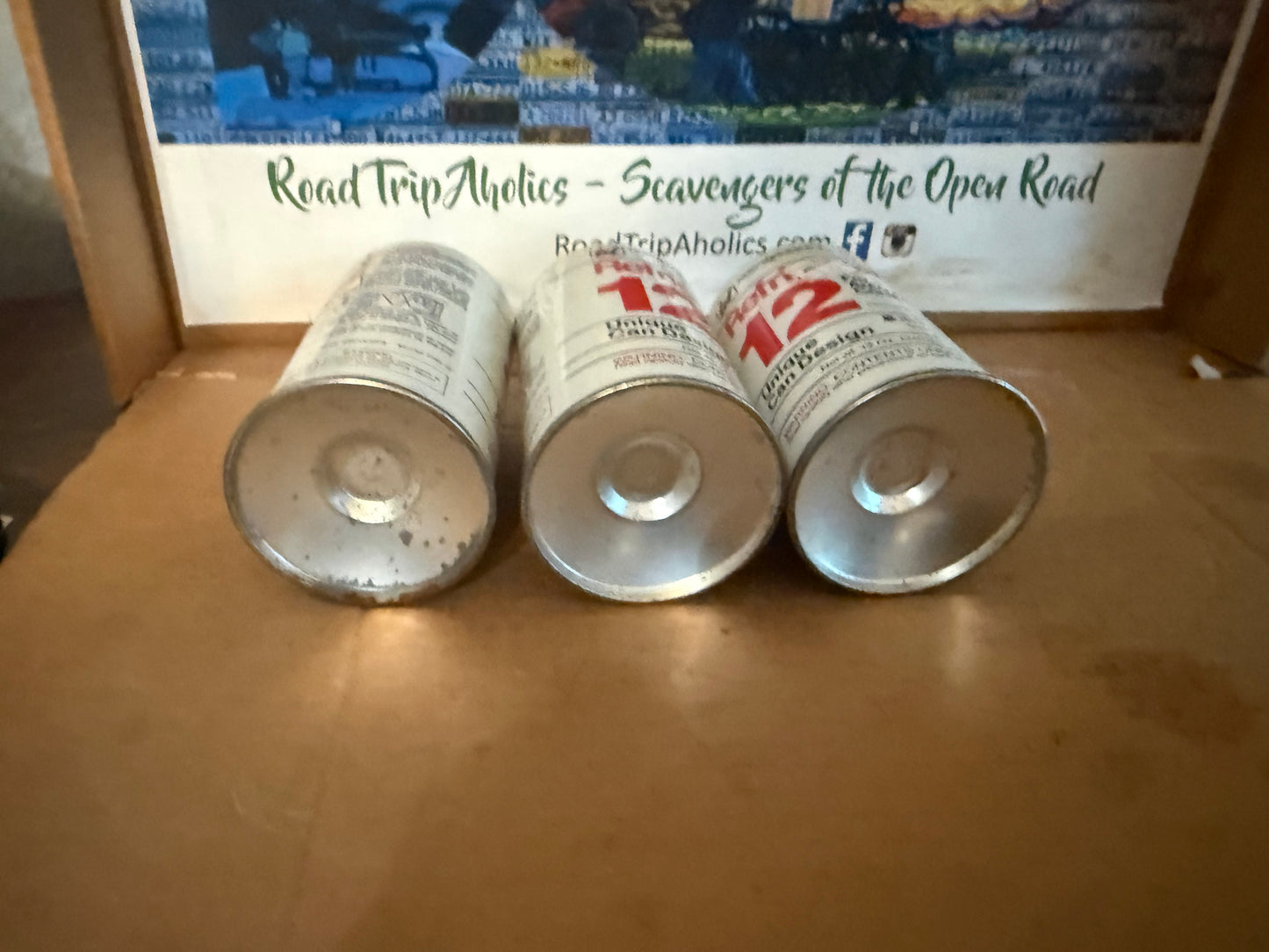 3  interdynamics R12 Refrigerant 12oz cans. New Old Stock. freon R-12