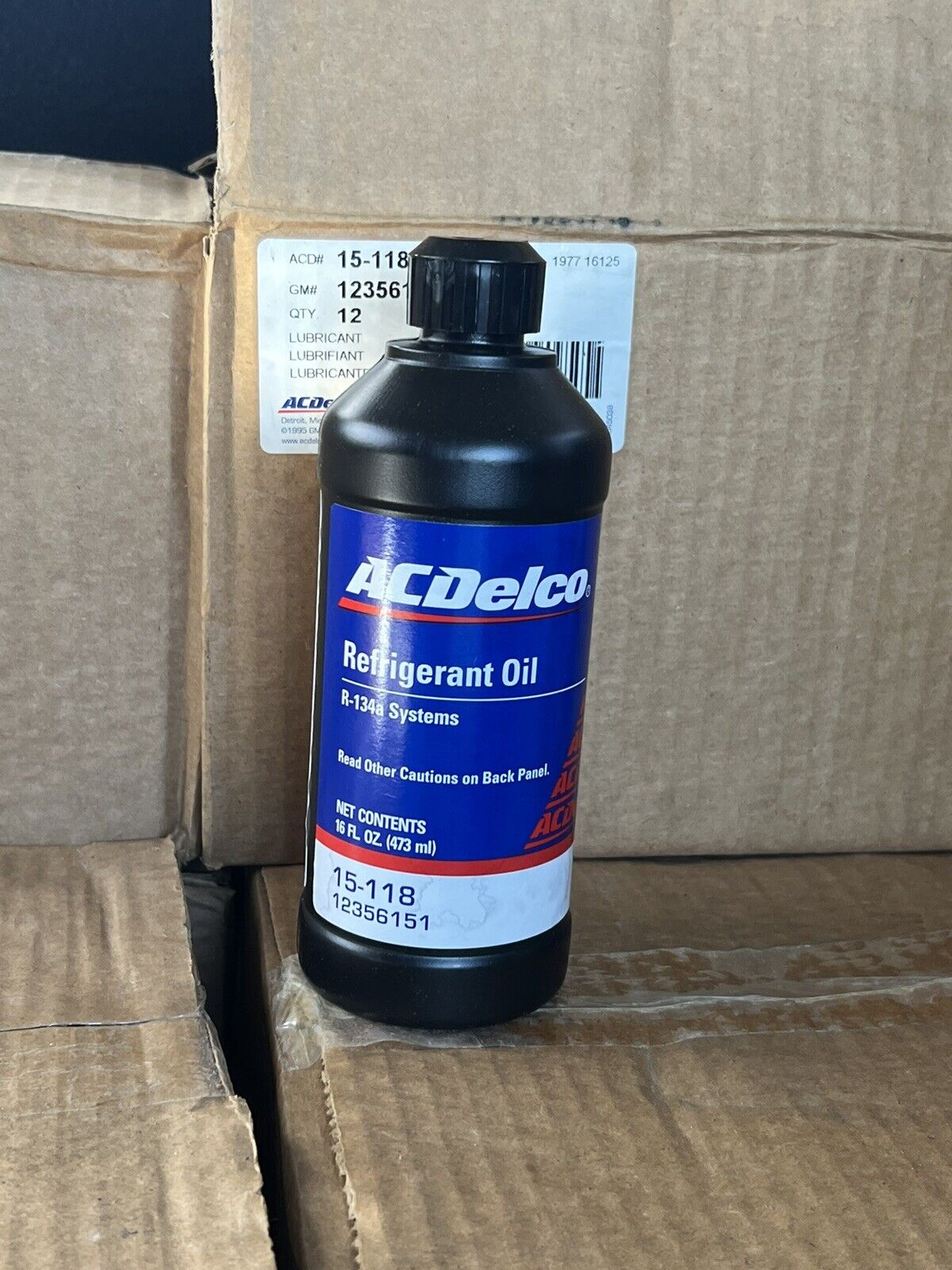 ACDelco GM Original Equipment PAG 150 Refrigerant Oil, 15-118 One Case 16oz