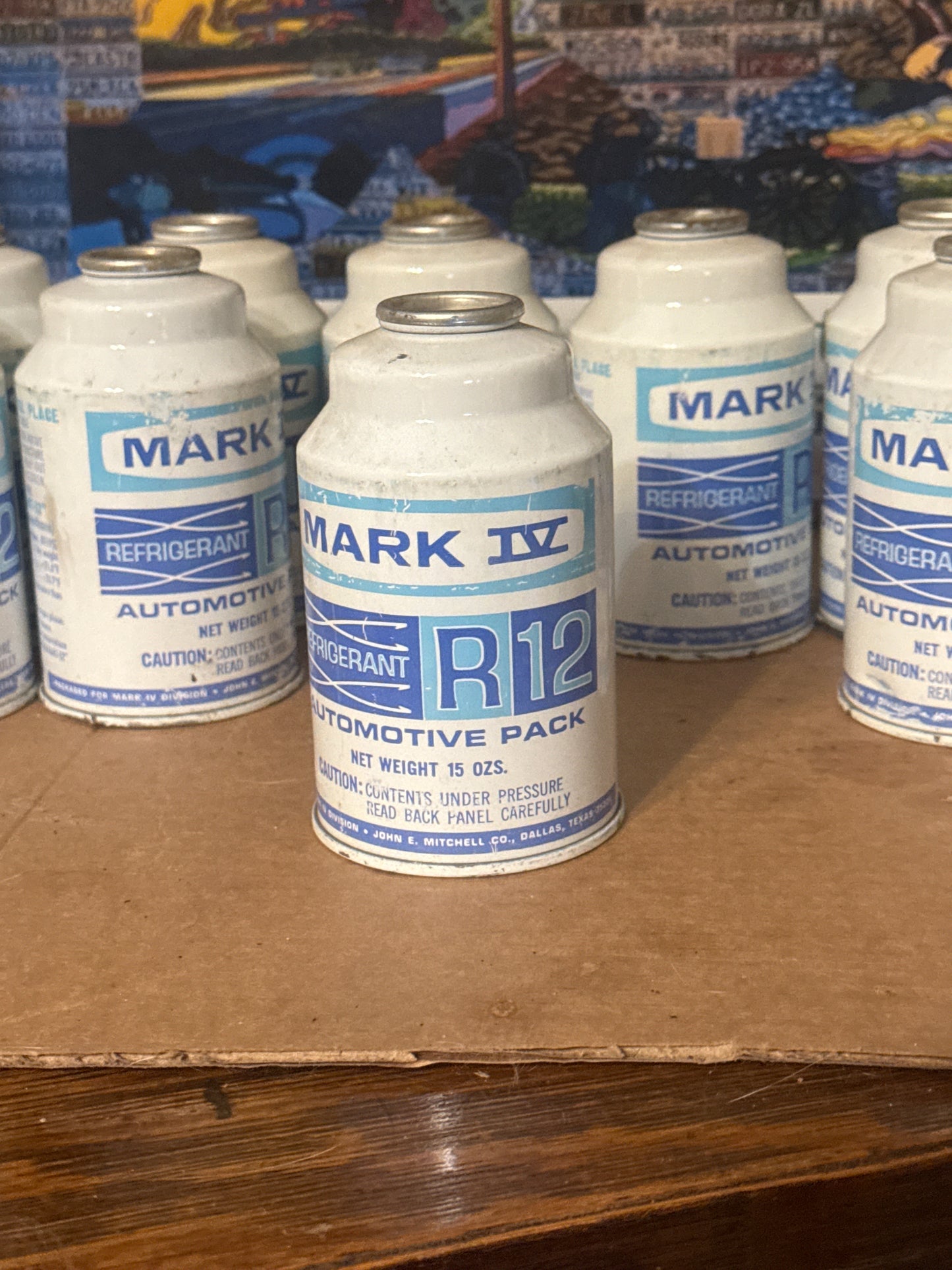 one Mark IV Nos refrigerant r-12 15 oz can classic car freon