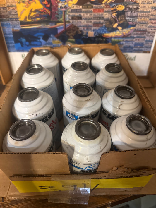 du pont R-12 freon case tarnished full 12 cans