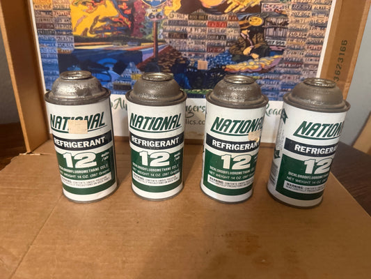 4-14oz cans Refrigerant R-12 COLD AIR CONDITIONING Auto A/c freon