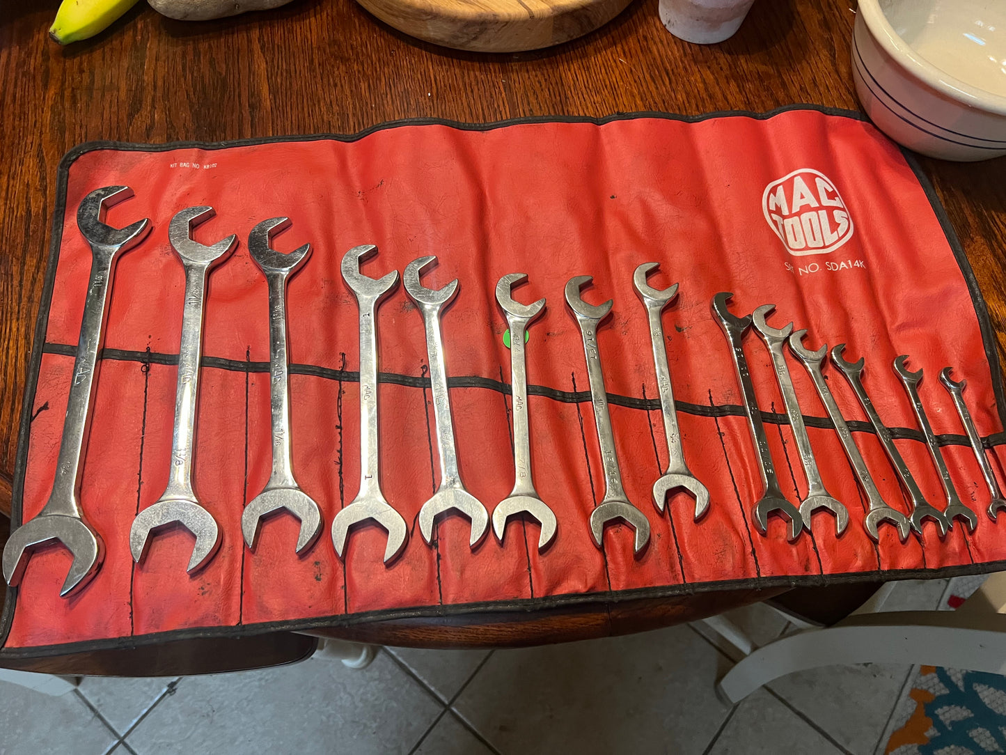 Mac Tools 14pc sae angle wrench set