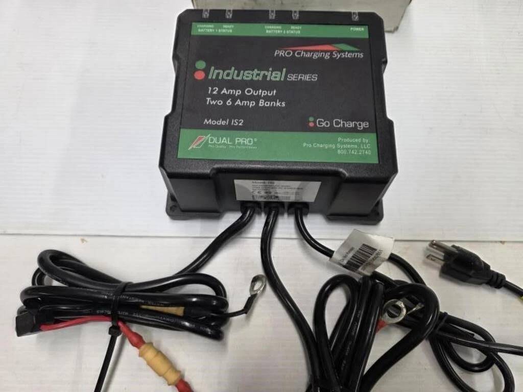 PRO Charging Systems Dual Pro IS2 12v 6amp Banks Industrial Series Charger