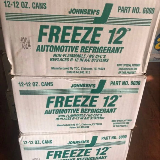 one Freeze 12 refrigerant case a R-12 replacment freon 12-12oz cans